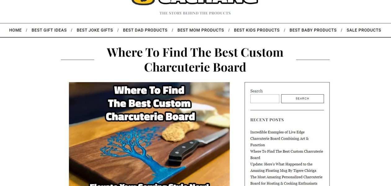 Custom Engraved Charcuterie Board Gift Ideas